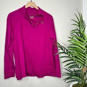 Lilly Pulitzer Luxletic Magenta Quarter Zip